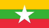 Flag of Myanmar (Burma) 